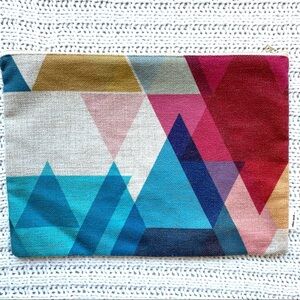 Geometric Zipper Pouch